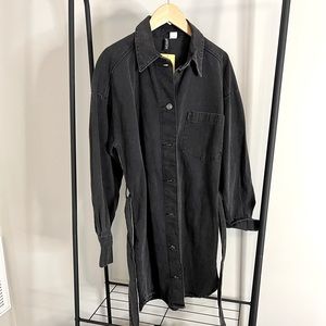 Black Denim Dress - H&M - Size Small - New with tags